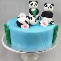 Baby Panda Bears Cake (D,V)